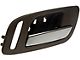 Interior Door Handle; Cashmere Brown and Chrome; Front Passenger Side (07-13 Sierra 1500)