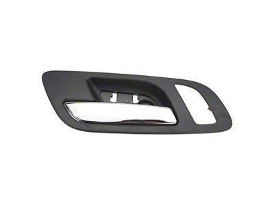 Interior Door Handle; Front Driver Side; Chrome and Black (07-13 Sierra 1500)