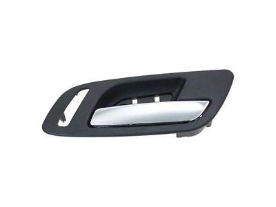 Interior Door Handle; Front Passenger Side; Chrome and Black (07-13 Sierra 1500)