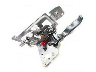 Replacement Interior Door Handle; Textured Black; Rear Driver Side (99-06 Sierra 1500 Extended Cab)