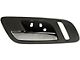 Interior Door Handle with Heated Seat Switch Hole; Titanium Gray and Chrome; Front Driver Side (07-13 Sierra 1500)