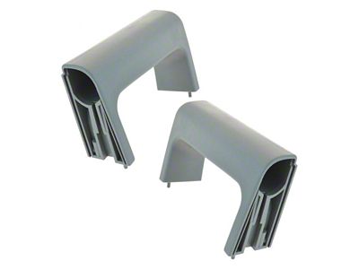 Interior Door Pull Handles; Dark Gray (07-14 Sierra 1500 Crew Cab w/ Manual Windows)