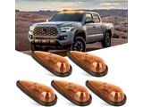 LED Cab Roof Clearance Lighting; Amber (Universal; Some Adaptation May Be Required)