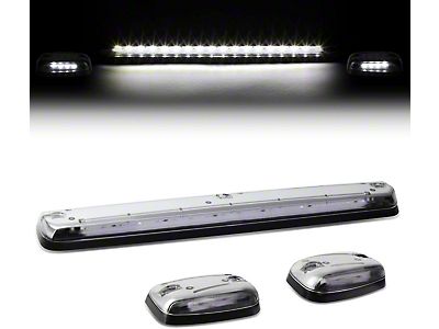 KOMAS 3PCS Black Smoke Lens Cab Oof Make Lights Ambe LED