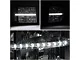 LED DRL Strip Headlights with Clear Corners; Chrome Housing; Clear Lens (07-13 Sierra 1500)