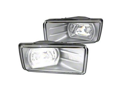 LED Fog Lights; Clear (07-13 Sierra 1500)