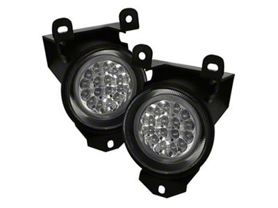 LED Fog Lights with Switch; Clear (02-06 Sierra 1500 Denali)