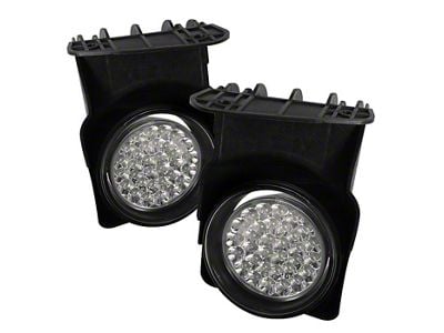LED Fog Lights with Switch; Clear (03-06 Sierra 1500)