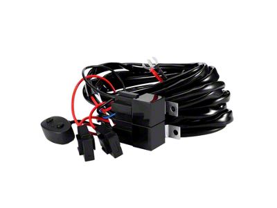 LED Light Bar Wiring Harness; 1-Lead (Universal; Some Adaptation May Be Required)