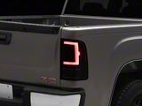 LED Tail Lights; Black Housing; Clear Lens (07-13 Sierra 1500)