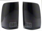 LED Tail Lights; Black Housing; Smoked Lens (07-13 Sierra 1500)