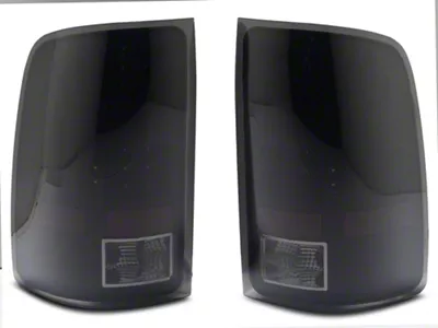 LED Tail Lights; Black Housing; Smoked Lens (07-13 Sierra 1500)