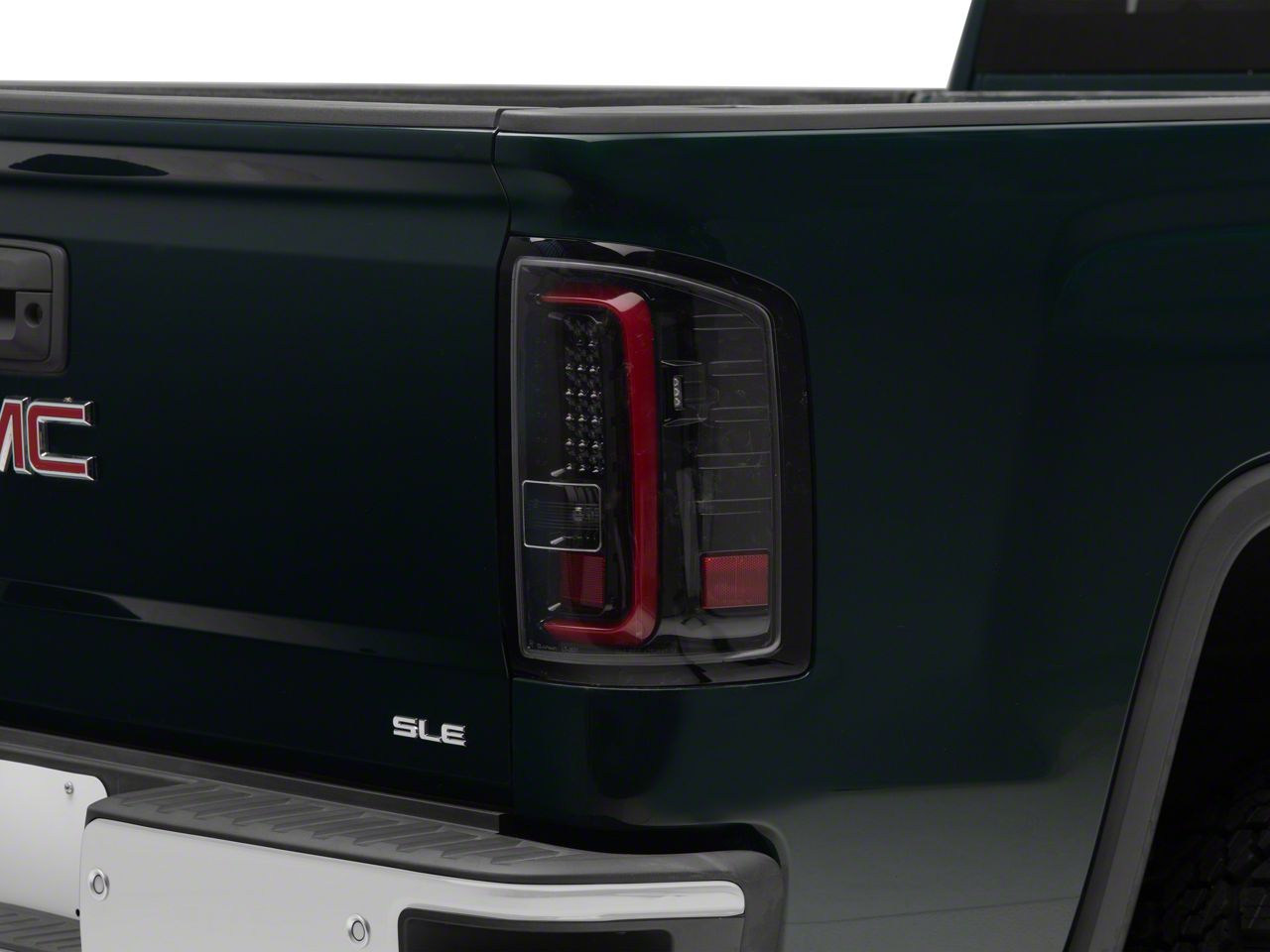 LED Tail Light Assembly For 2014-2018 GMC Sierra 1500/2500/3500 – Black Housing, Pair