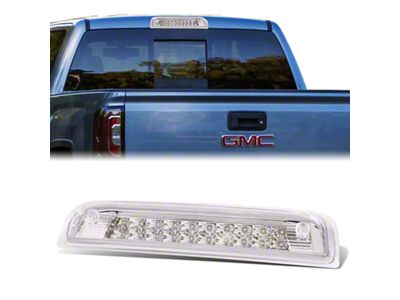 LED Third Brake Light; Chrome (14-18 Sierra 1500 w/ Cargo Light)