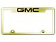 GMC Laser Etched License Plate Frame (Universal; Some Adaptation May Be Required)
