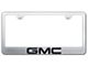 GMC Laser Etched License Plate Frame (Universal; Some Adaptation May Be Required)