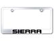 Sierra Laser Etched License Plate Frame (Universal; Some Adaptation May Be Required)