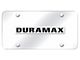 Duramax License Plate; Chrome (Universal; Some Adaptation May Be Required)