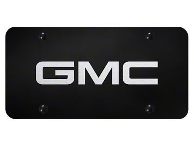 GMC Laser Etched License Plate (Universal; Some Adaptation May Be Required)