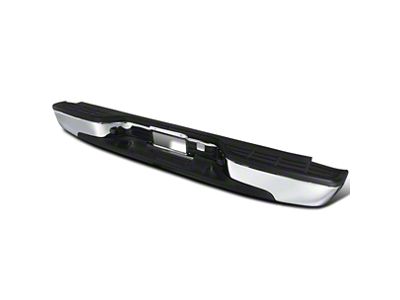 Light Duty Fleetside Rear Bumper; Chrome (99-06 Sierra 1500 Fleetside)