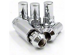 Locks with Key for Chrome Acorn Lug Nuts; 14mm x 1.5 (99-25 Sierra 1500)