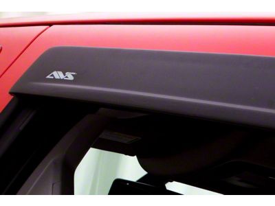 Low Profile Ventvisor Window Deflectors; Front and Rear; Matte Black (19-24 Sierra 1500 Double Cab)