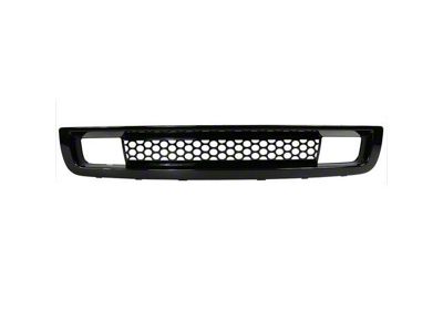 Lower Bumper Grille; Gloss Black (07-13 Sierra 1500)