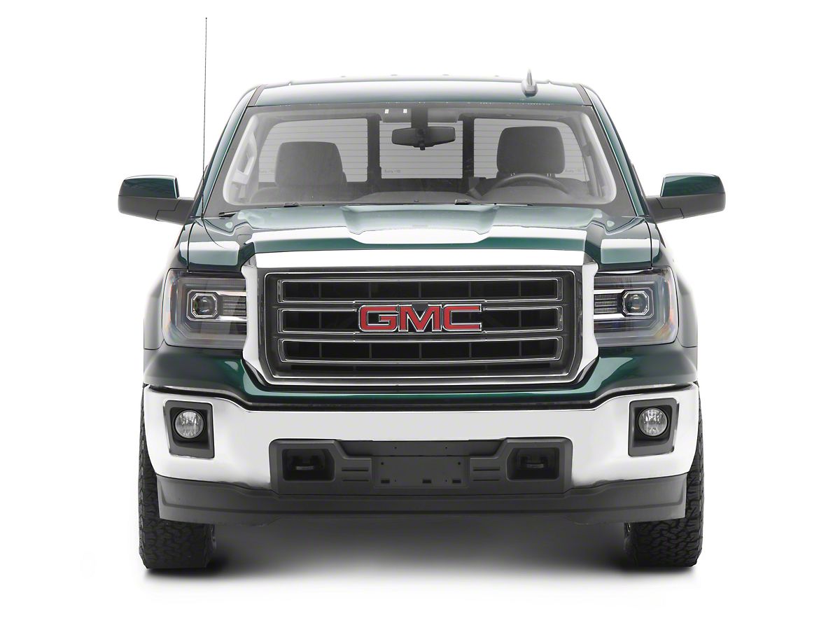 AlphaRex Sierra 1500 LUXX-Series LED Projector Headlights; Black 