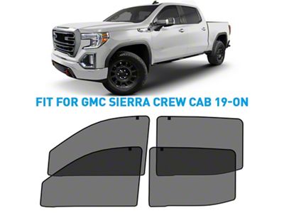 Magnetic Car Window Sunshade (19-25 Sierra 1500 Crew Cab)