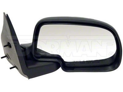 Manual Convex Non-Heated Side Mirror; Passenger Side; Chrome (99-06 Sierra 1500)
