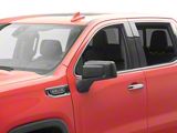 Manual Folding Mirror with Spotter Glass; Textured Black; Driver Side (19-26 Sierra 1500)