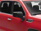 Manual Folding Mirror with Temperature Sensor; Textured Black; Passenger Side (19-25 Sierra 1500)
