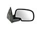 Manual Mirror; Gloss Black; Passenger Side (99-06 Sierra 1500)
