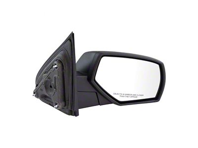 Manual Mirror; Textured Black; Passenger Side (14-18 Sierra 1500)