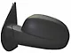 Replacement Manual Non-Heated Foldaway Side Mirror; Driver Side (07-13 Sierra 1500)