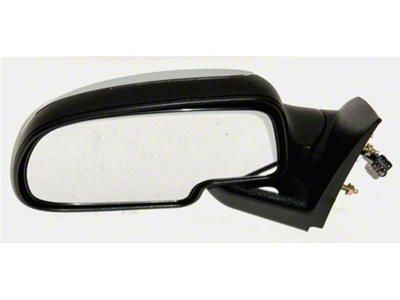 Replacement Manual Non-Heated Foldaway Side Mirror; Driver Side; Chrome Cap (99-06 Sierra 1500)