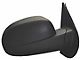 Replacement Manual Non-Heated Foldaway Side Mirror; Passenger Side (07-13 Sierra 1500)