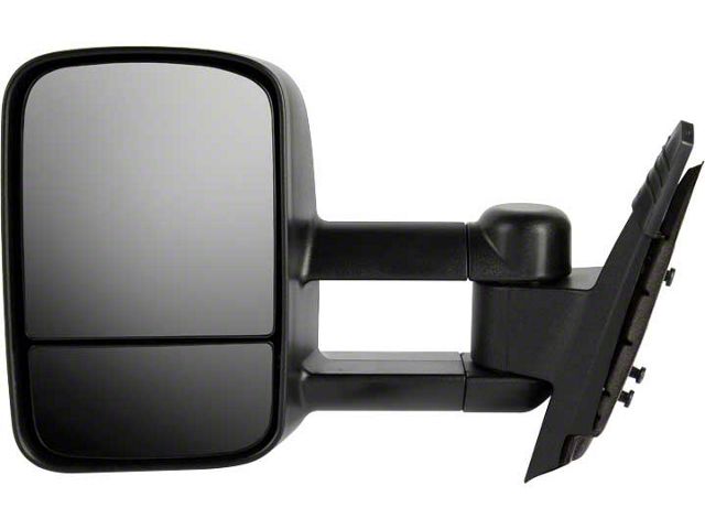 Replacement Manual Telescoping Towing Mirror; Driver Side (07-13 Sierra 1500)