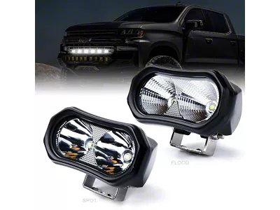 Mini Pro Series LED Light Pod; Flood Beam (Universal; Some Adaptation May Be Required)
