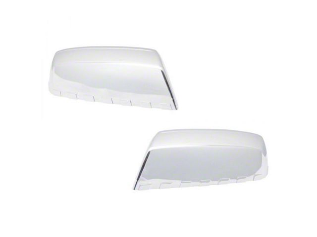 Mirror Caps; Chrome (14-18 Sierra 1500)