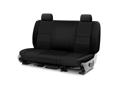 ModaCustom Wetsuit Rear Seat Cover; Black (19-24 Sierra 1500 Crew Cab, Excluding Denali)