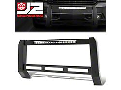 Modular Style Bull Bar with LED Light Bar; Black (19-25 Sierra 1500)