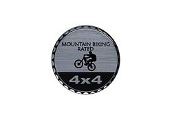 Mountain Biking Rated Badge (Universal; Some Adaptation May Be Required)