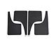 Mud Flaps; Front and Rear; Forged Carbon Fiber Vinyl (19-24 Sierra 1500)