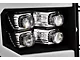 AlphaRex NOVA-Series LED Projector Headlights; Black Housing; Clear Lens (07-13 Sierra 1500)