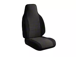 Fia OE Series Front Seat Covers; Charcoal (03-06 Sierra 1500 w/ Bucket Seats)