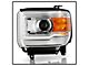 OE Style Headlights; Chrome Housing; Clear Lens (14-15 Sierra 1500 w/ Factory Halogen Headlights)