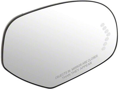 OE Style Heated Mirror Glass with Turn Signal; Passenger Side (07-13 Sierra 1500)