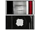 OE Style LED Tail Light; Black Housing; Red/Clear Lens; Passenger Side (16-18 Sierra 1500 Denali w/ Factory Halogen Backup Light)