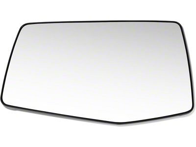 OE Style Non-Powered Mirror Glass; Driver Side (19-25 Sierra 1500 w/o Towing Mirrors)